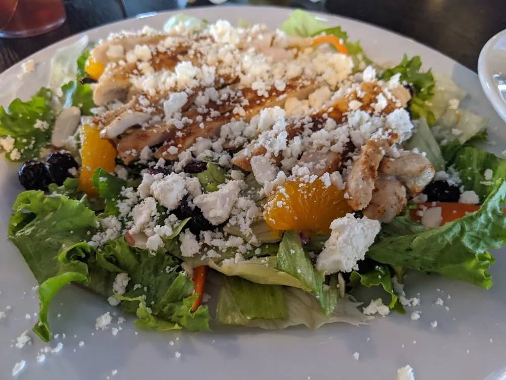 Cranberry Chicken Salad with Mandarin Slices