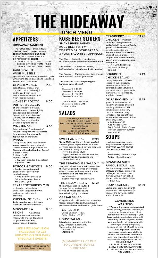 The HideAway | Restaurant & Bar Ceviche